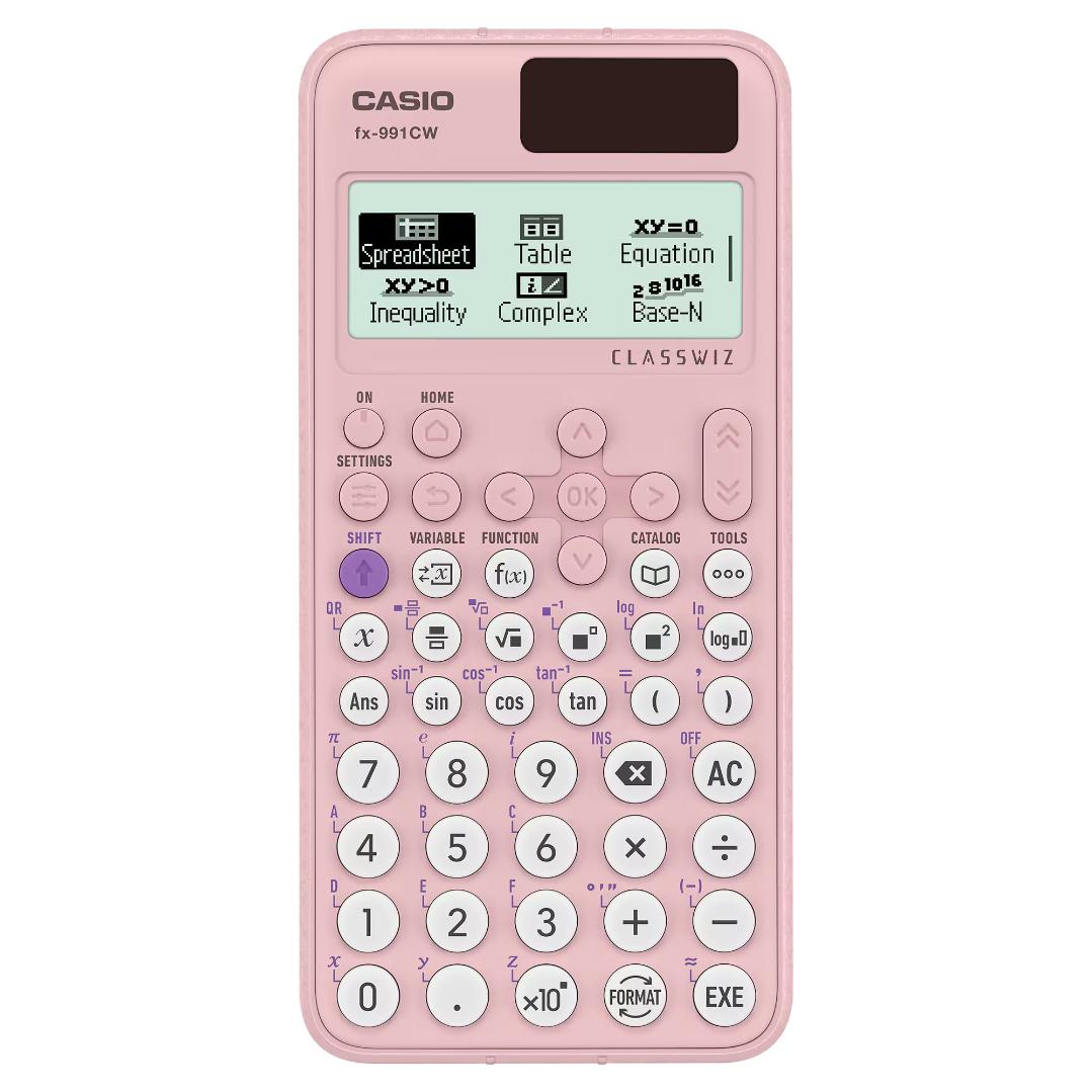Casio FX-991CW Standard Scientific Calculator - Pink